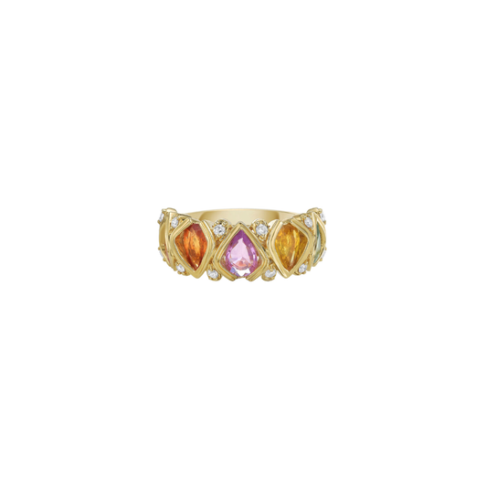 Lionheart- Multi Tourmaline Ring – Henri Noël