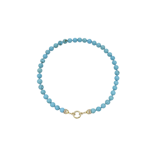 Lionheart- Turquoise Bead Chain – Henri Noël