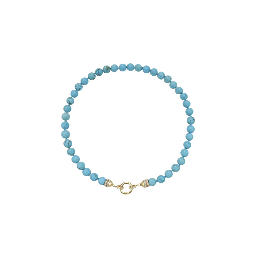 Lionheart- Turquoise Bead Chain – Henri Noël