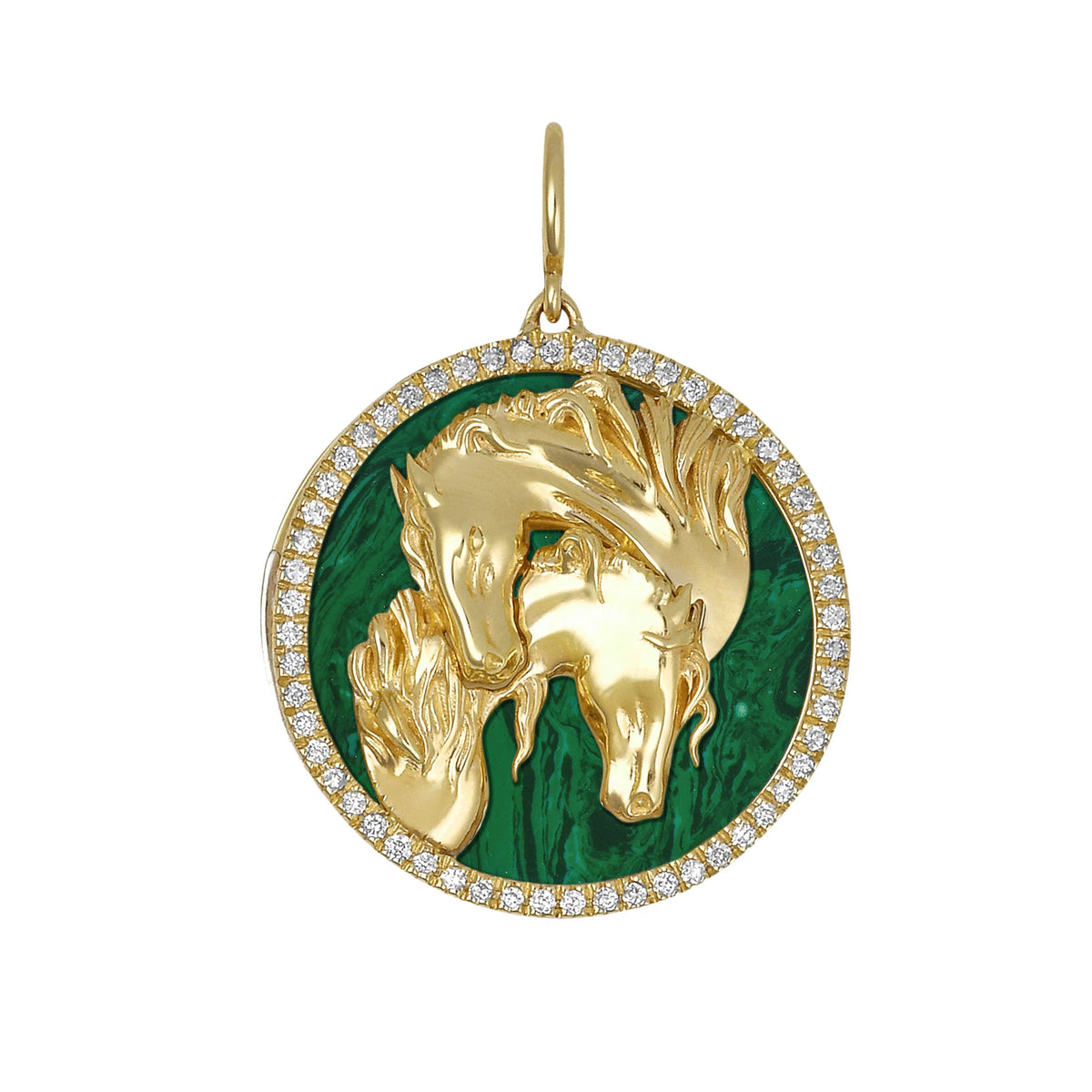 Lionheart- Ryder Horse Interchangeable Gemstone Charm – Henri Noël