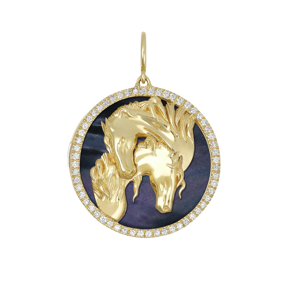 Lionheart- Ryder Horse Interchangeable Gemstone Charm – Henri Noël