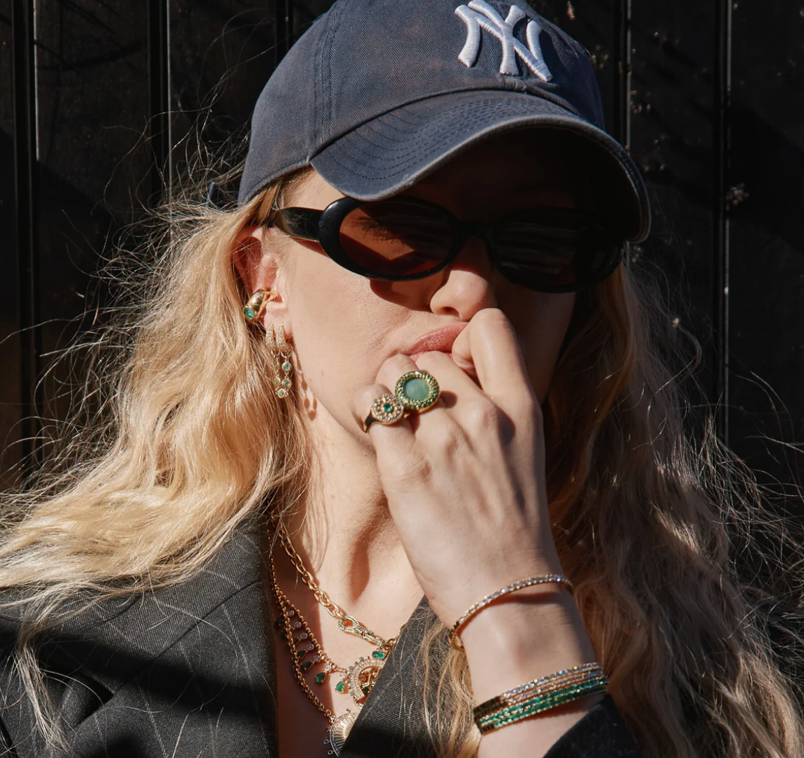 Lionheart- Seasons Emerald Interchangeable Ring – Henri Noël
