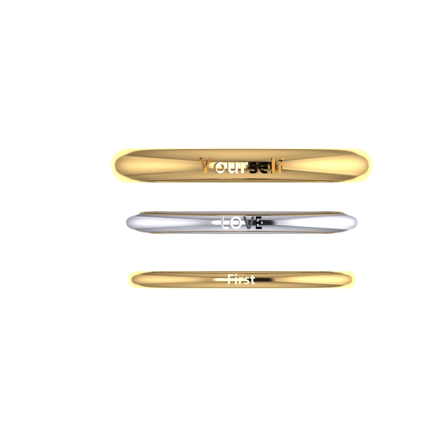 Love Yourself Trinity Ring – Henri Noël