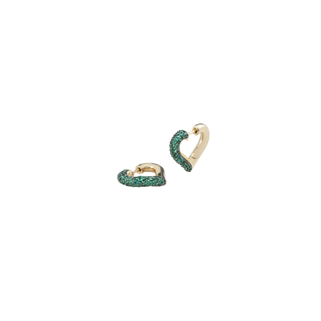 Lucy Delius- Baby Chubby Love Emerald Earrings – Henri Noël