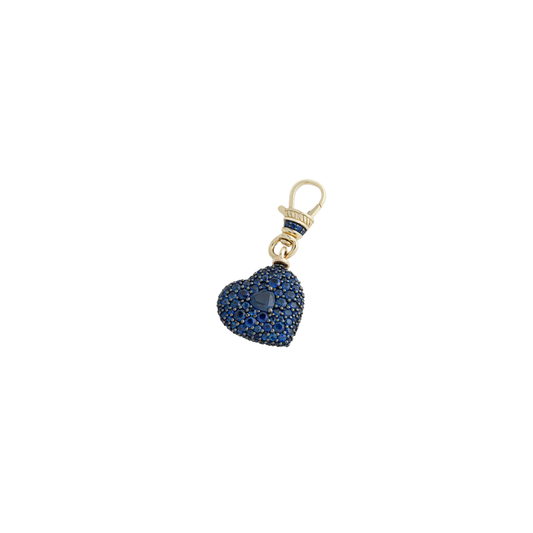 Lucy Delius- Blue Sapphire Chubby Love Pendant