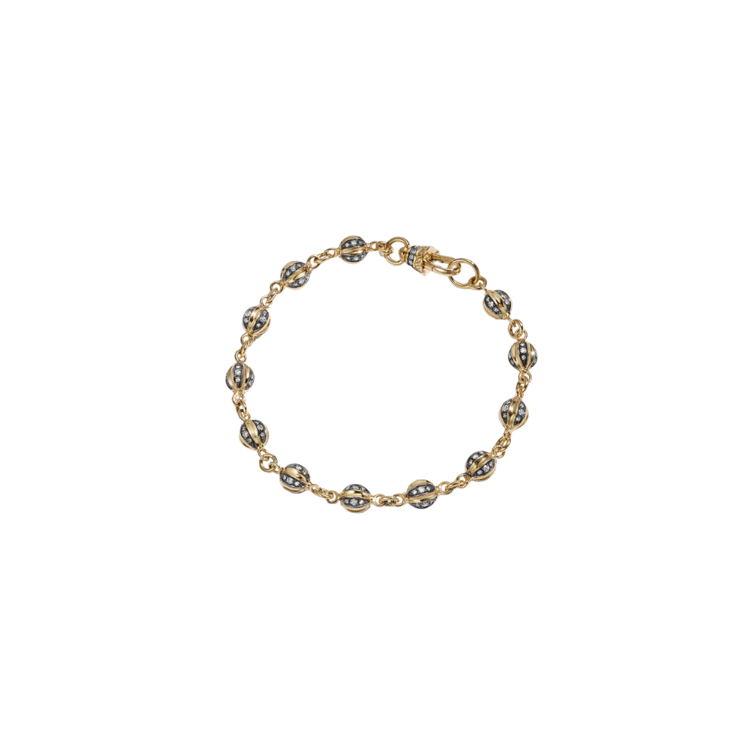Lucy Delius- Diamond Ball Breaker Bracelet – Henri Noël