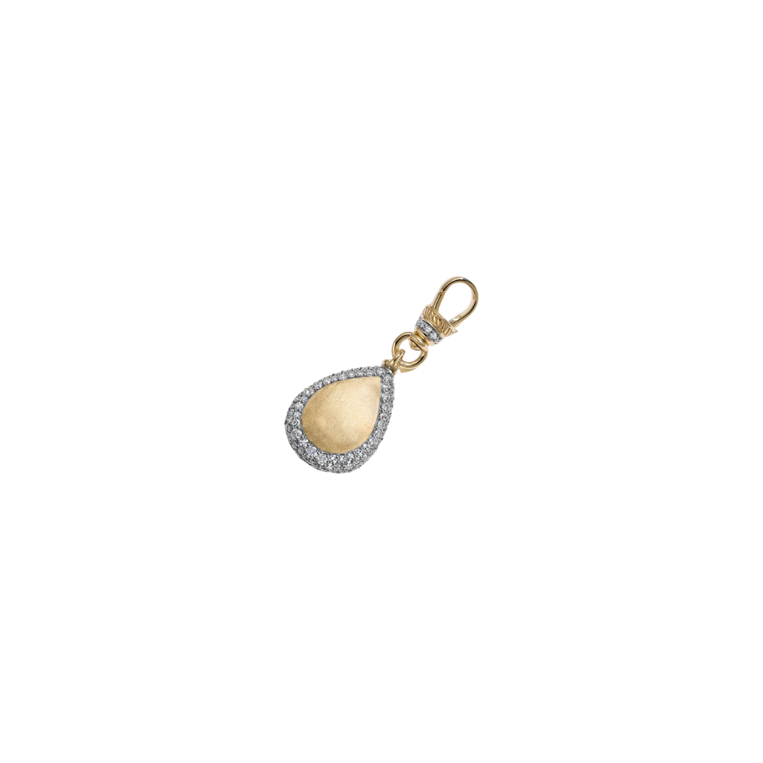Lucy Delius- Pear Pocket Watch Pendant with Small Albert Clip