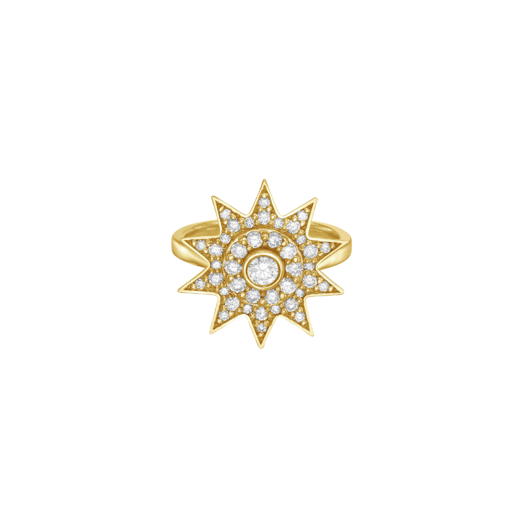 Lionheart- Lumière Diamond Star Ring