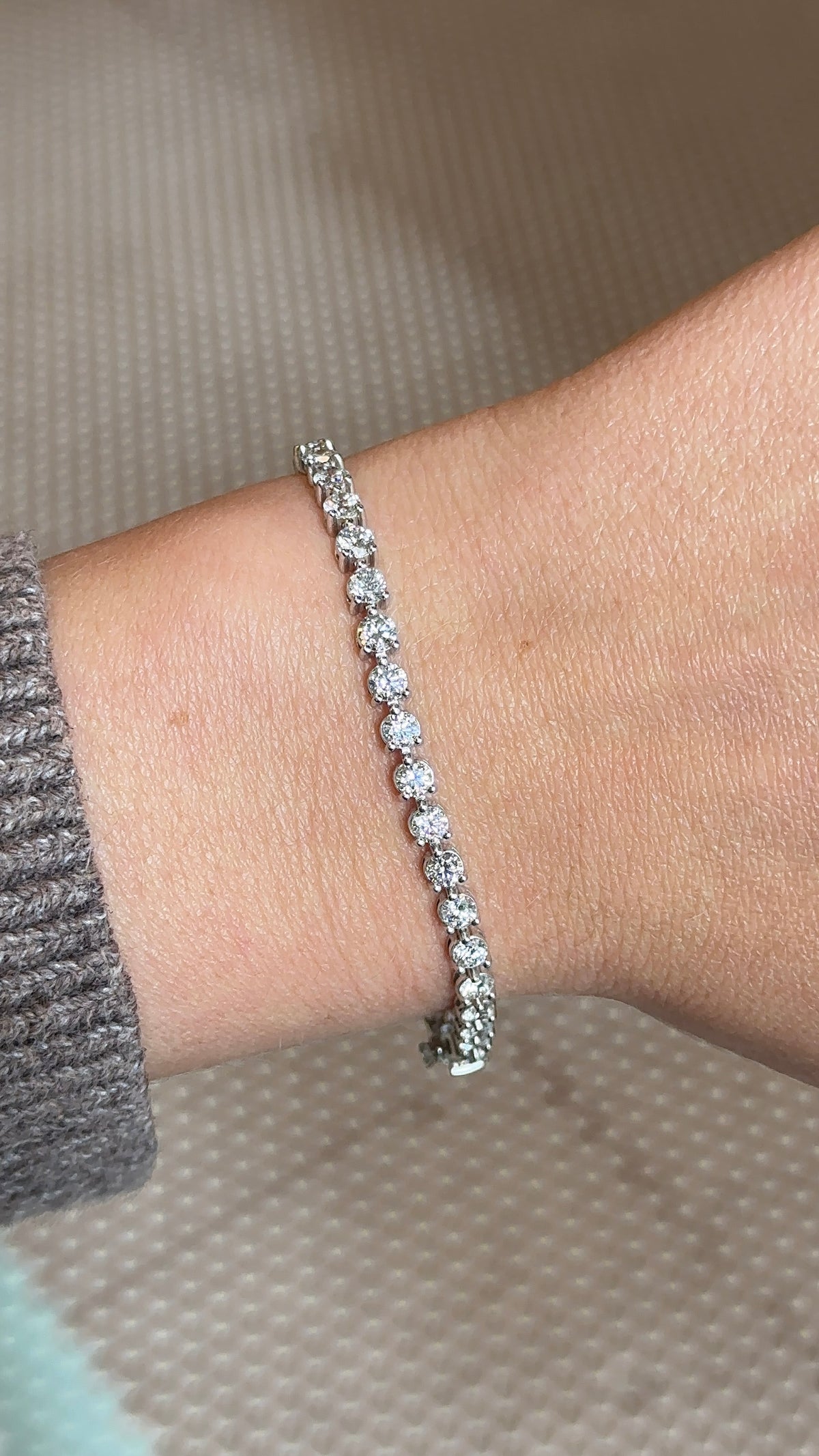 Martini Diamond Tennis Bracelet – Henri Noël