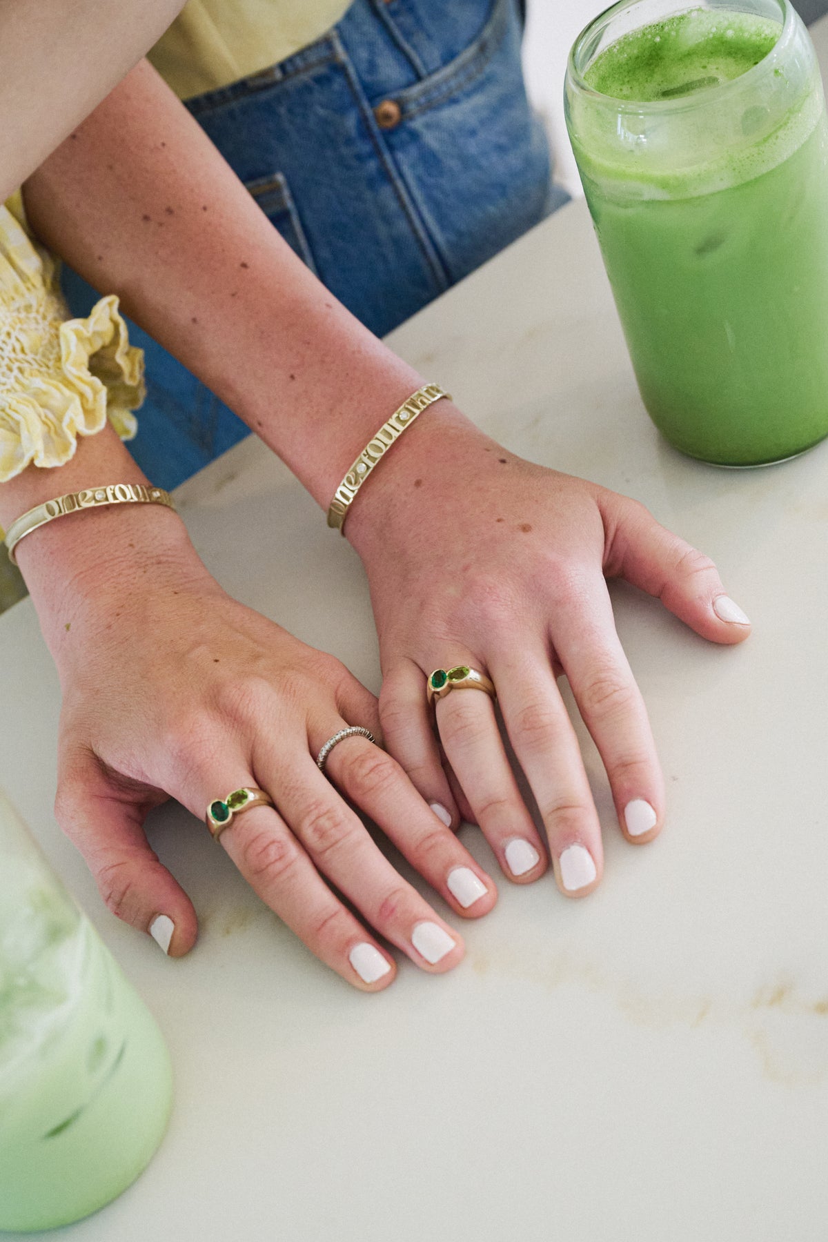 Matcha Milkshake Gemstone Ring – Henri Noël