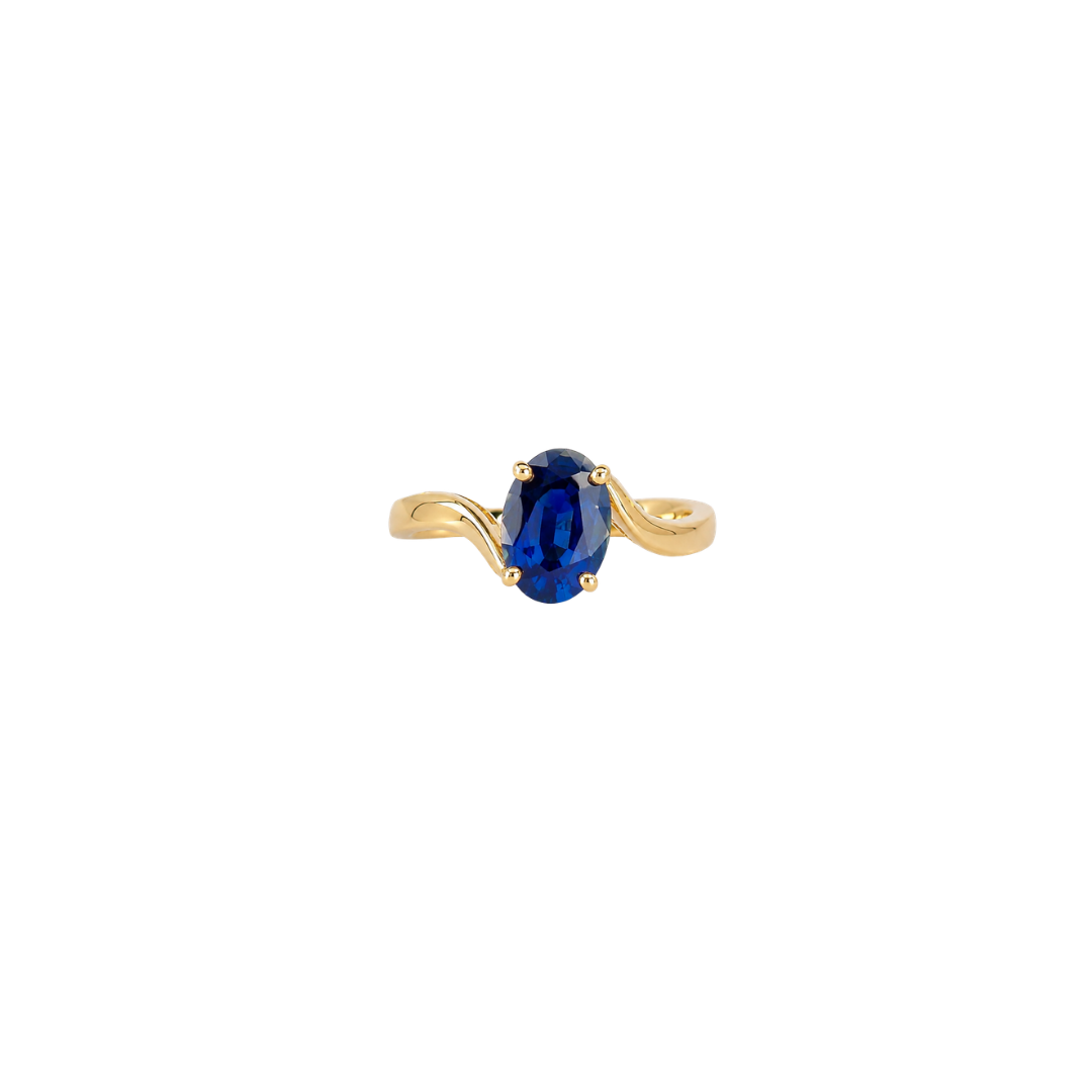 Mila Blue Sapphire Ring – Henri Noël