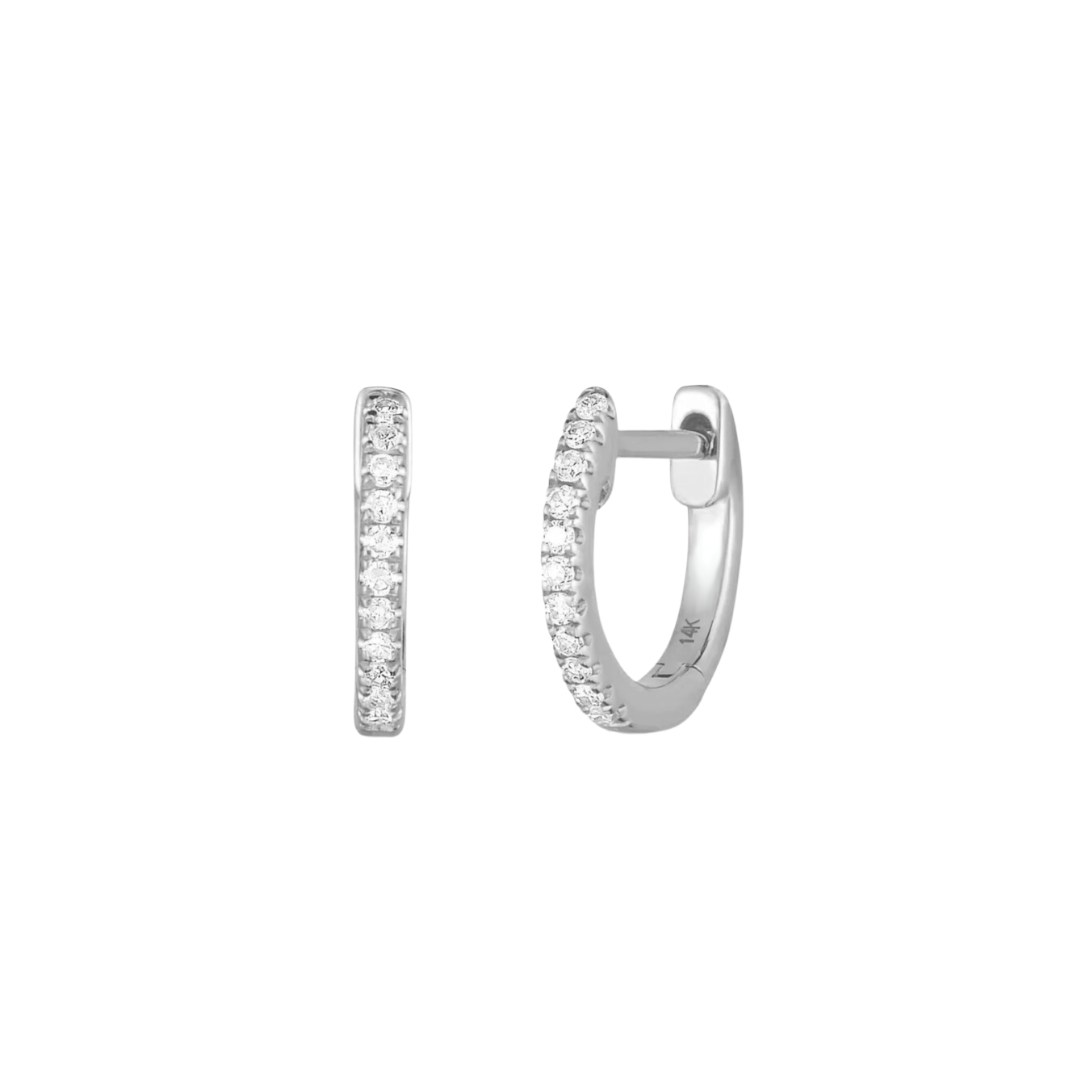 Mini Diamond Hoops – Henri Noël