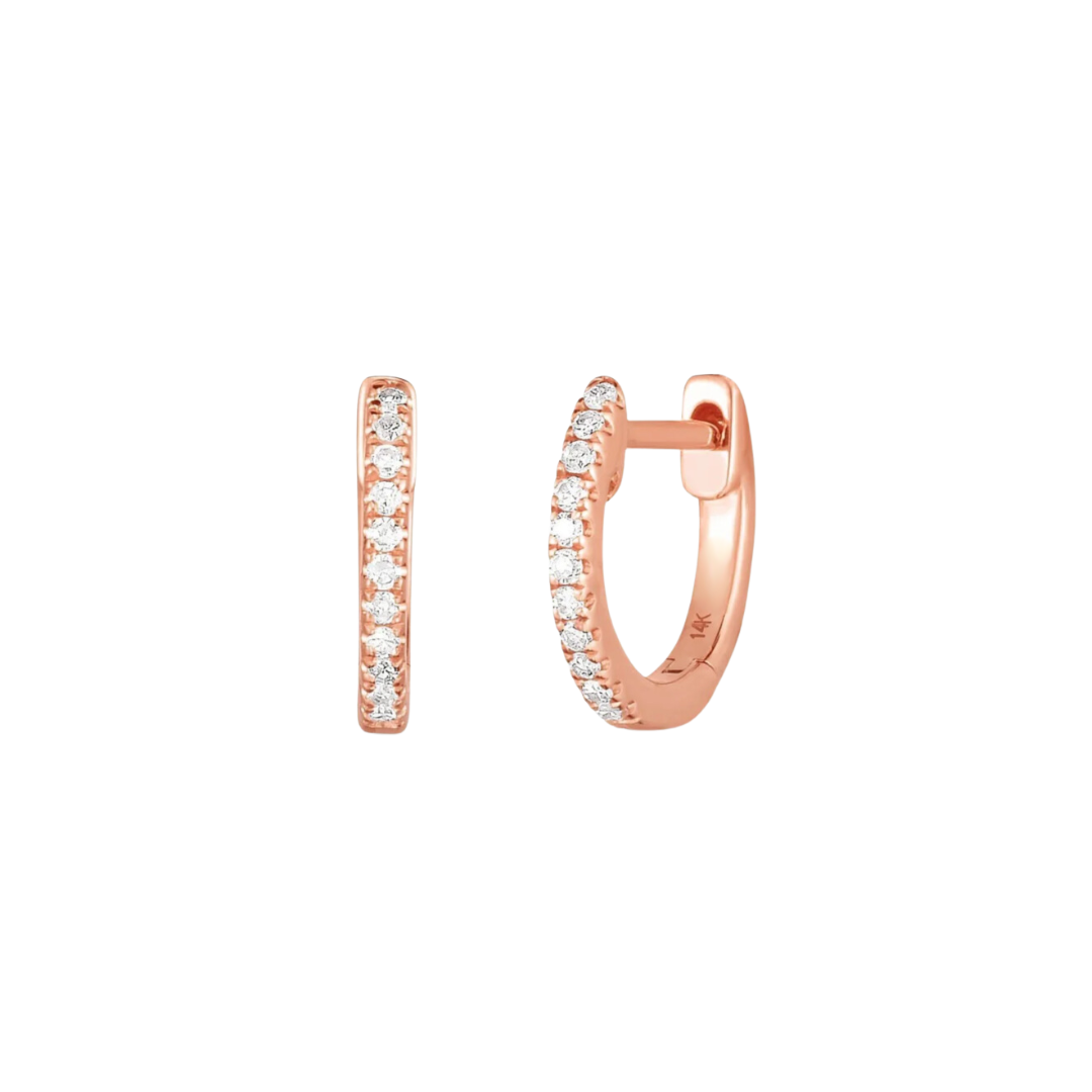Mini Diamond Hoops – Henri Noël