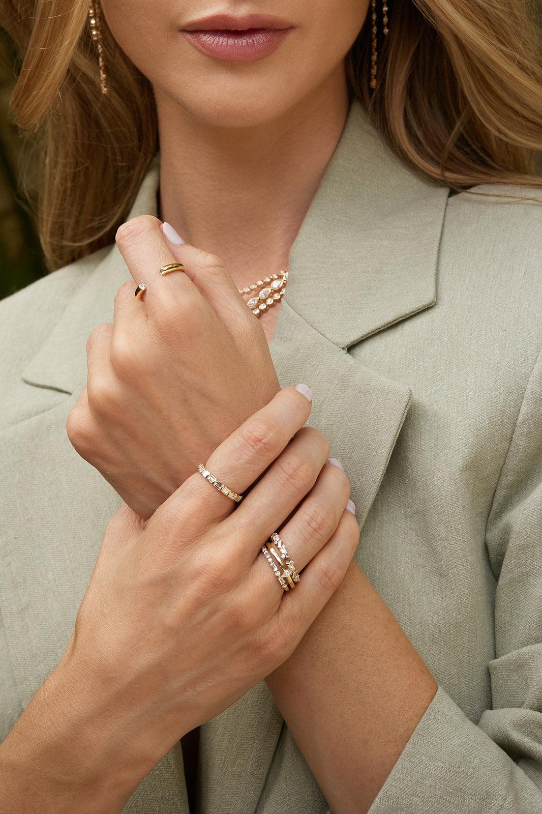 Mini Diamond Pear Ring – Henri Noël