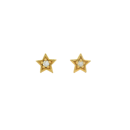 Mini Diamond Star Studs – Henri Noël