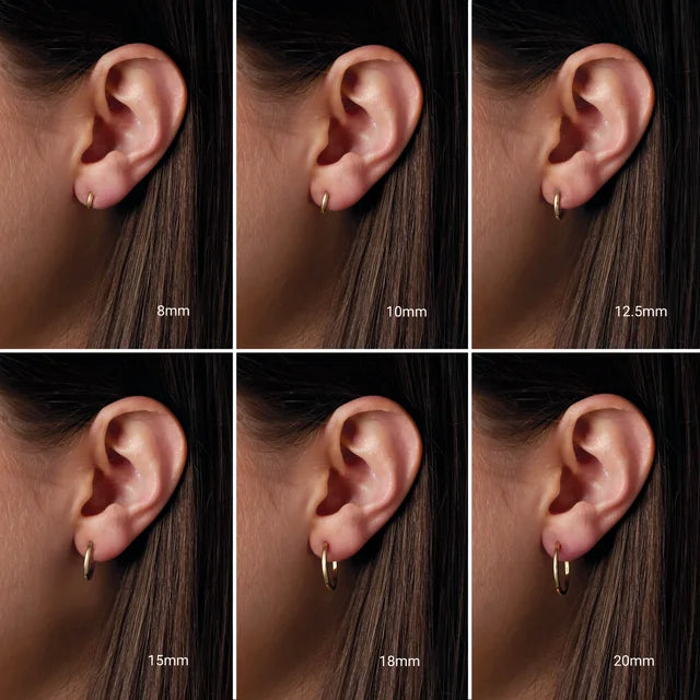 Mini Gold Hoops – Henri Noël