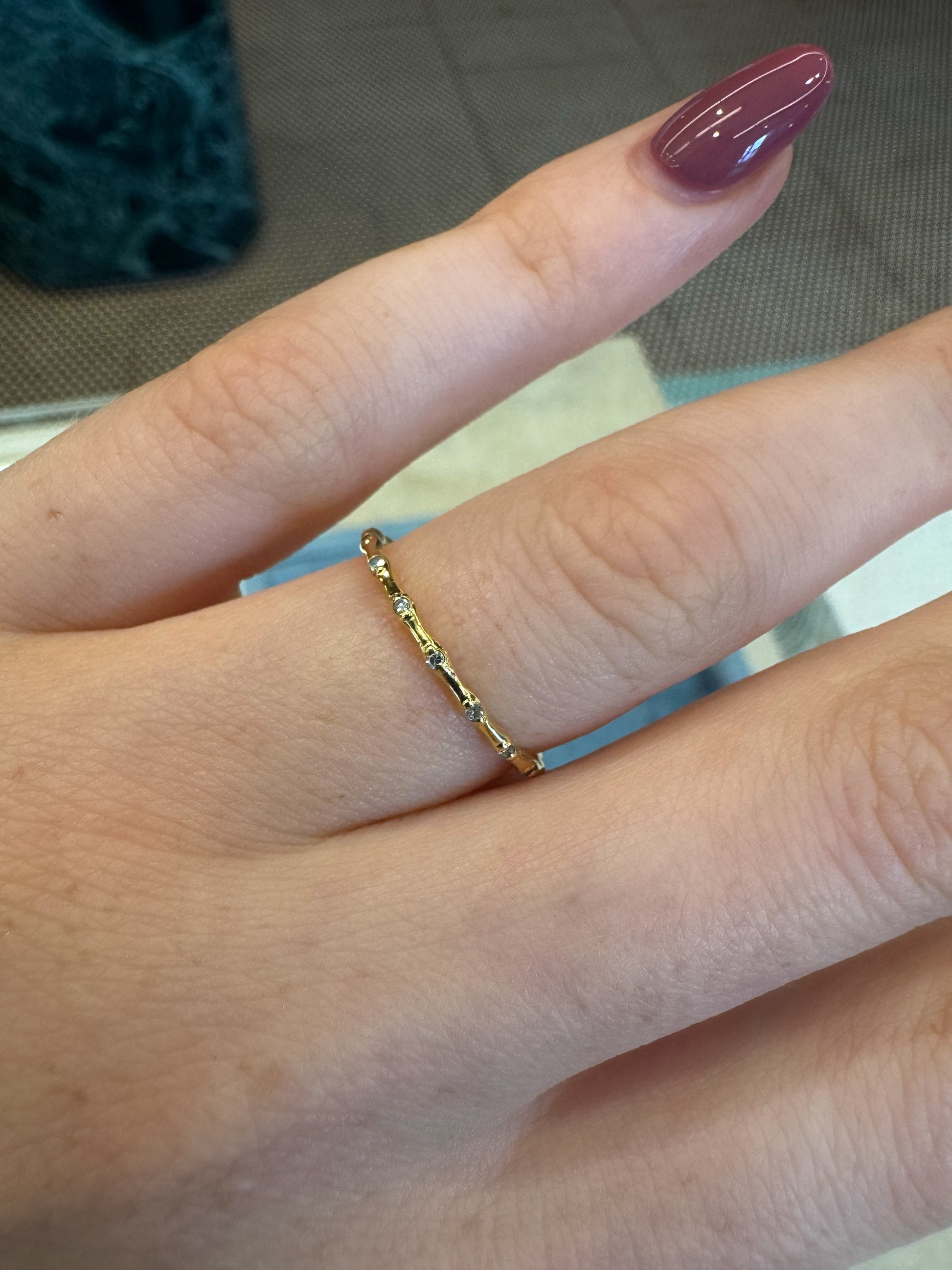 Mini Spaced Diamond Stacking Band – Henri Noël