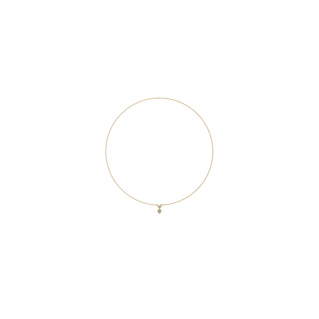 Double Diamond Necklace