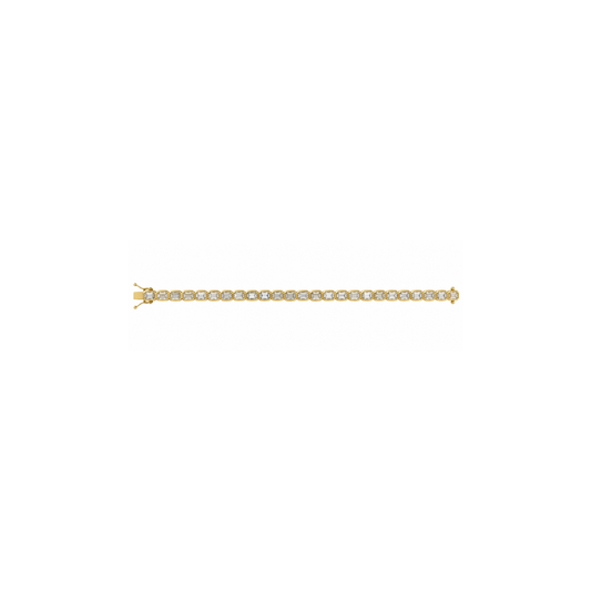 Emerald Cut Diamond Tennis Bracelet – Henri Noël