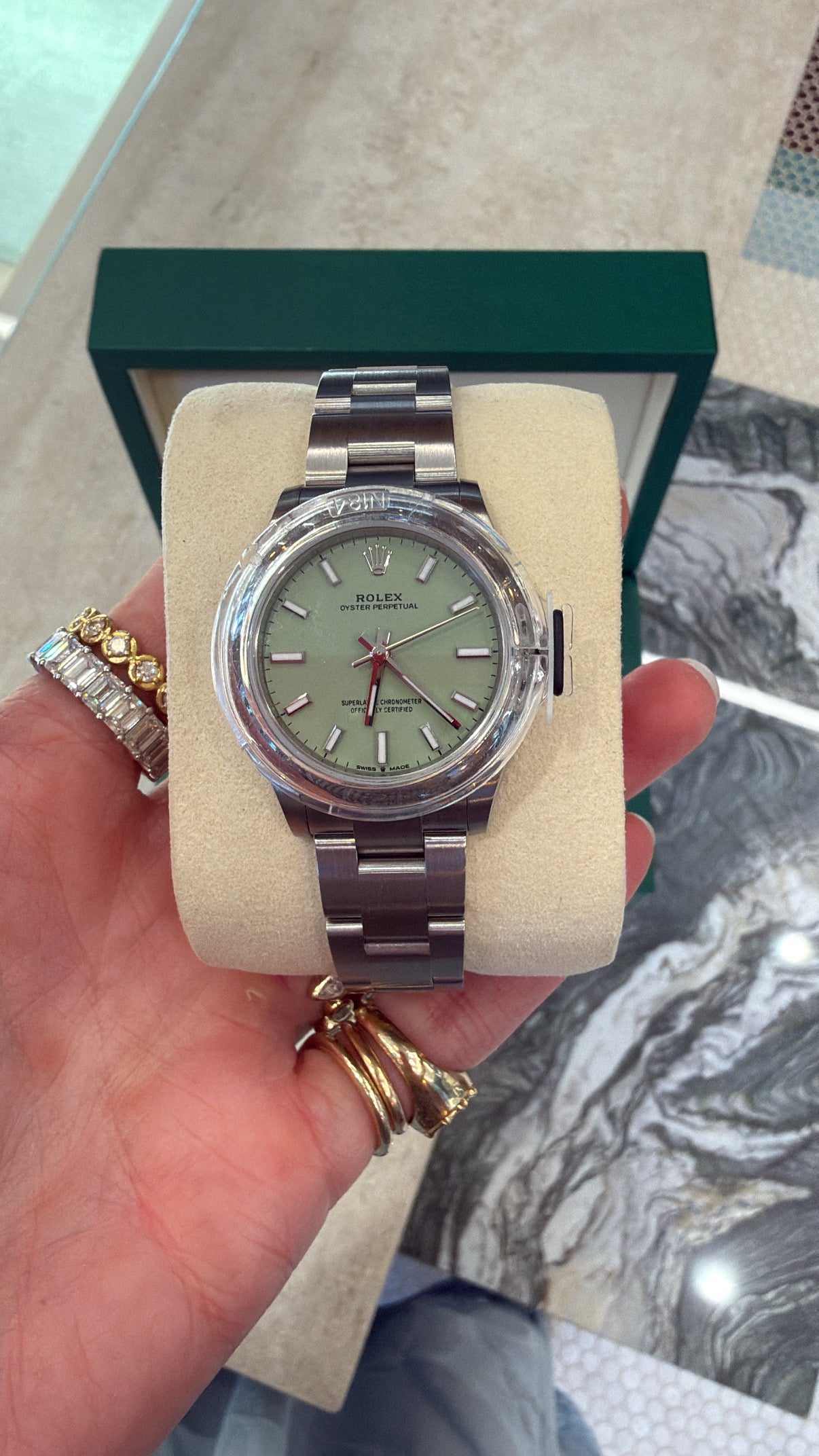 Estate Rolex Pistachio – Henri Noël