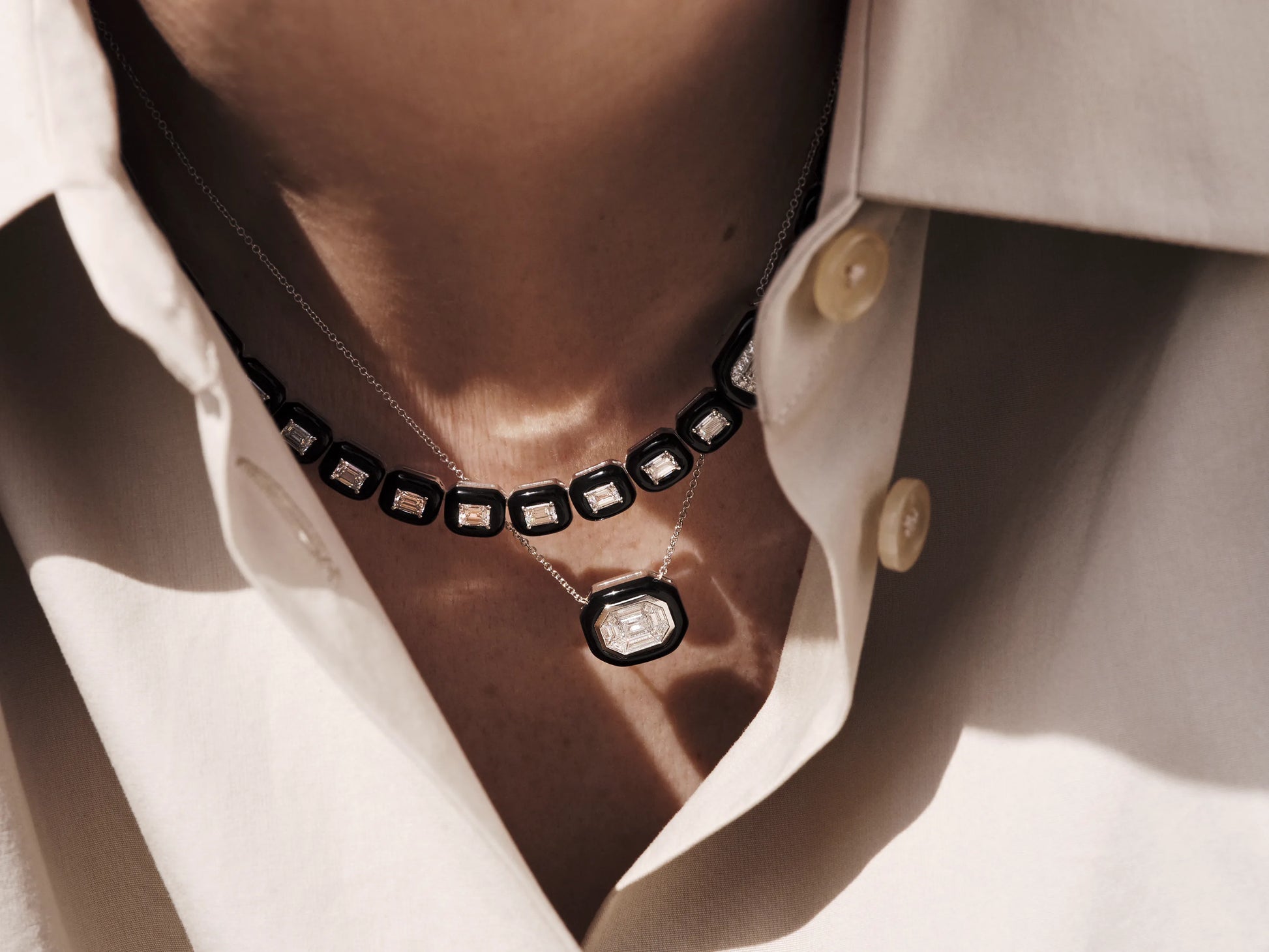 Nikos Koulis- Diamond Oui Necklace – Henri Noël