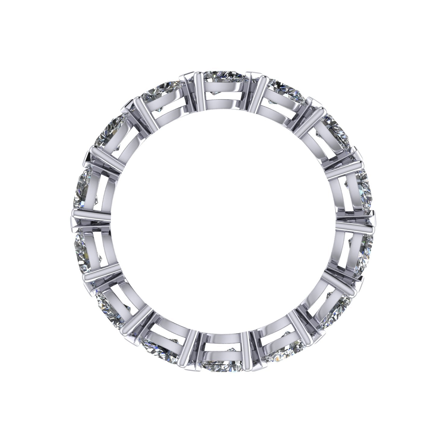 Pear Diamond Eternity Ring