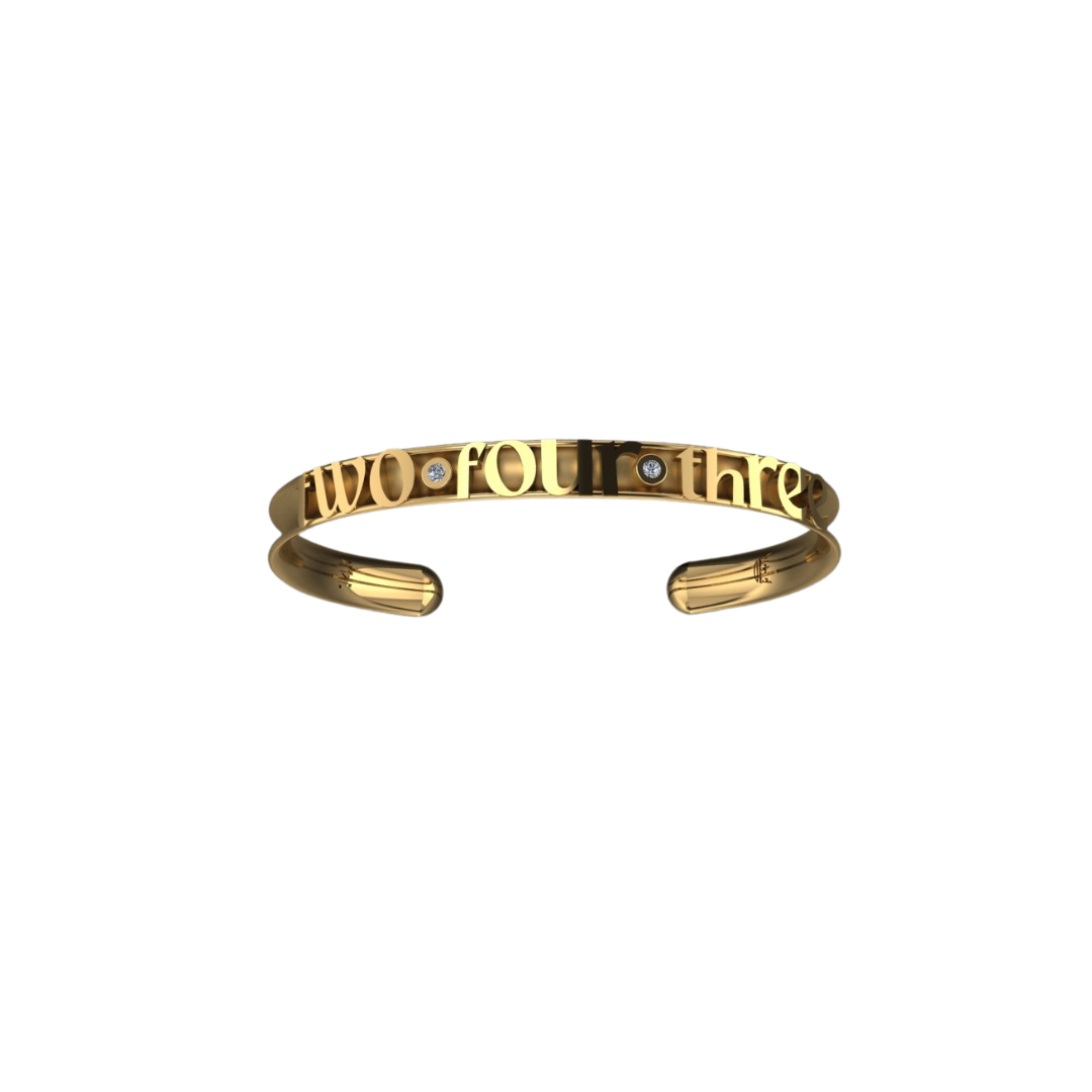 One Four Three Bangle – Henri Noël