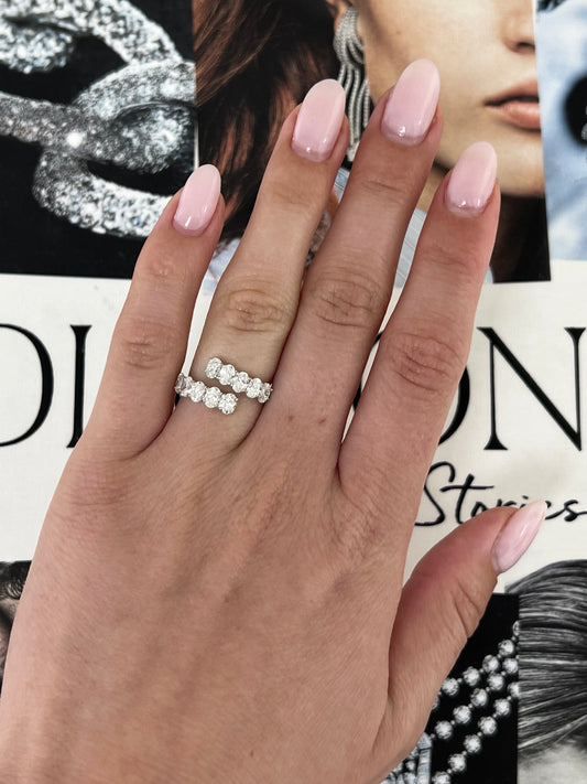 Oval Diamond Pippa Ring – Henri Noël