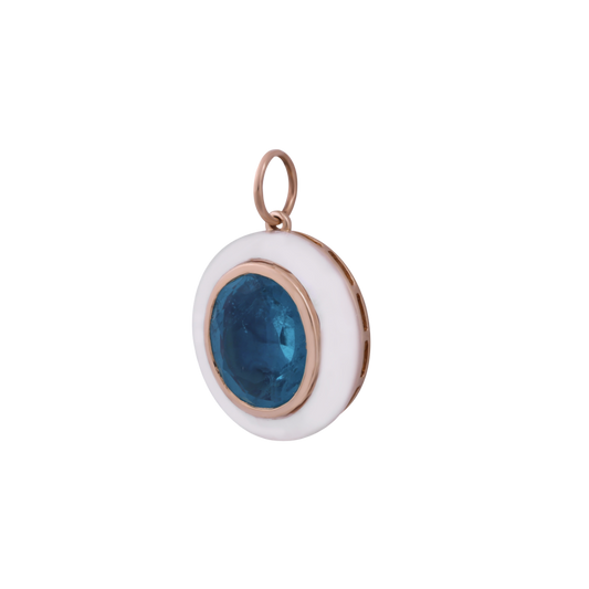 Apatite & Mother of Pearl Pendant