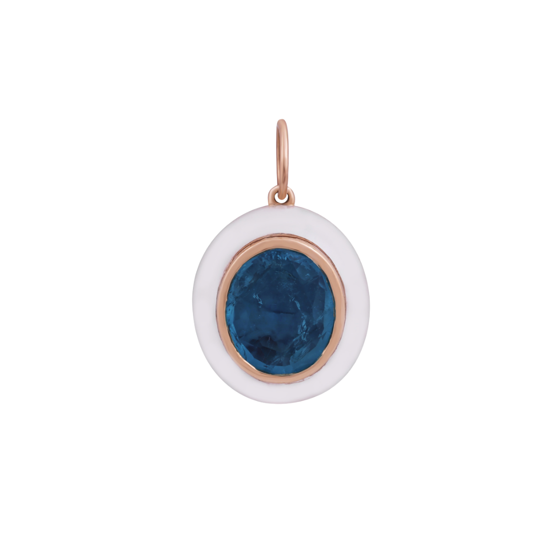 Apatite & Mother of Pearl Pendant