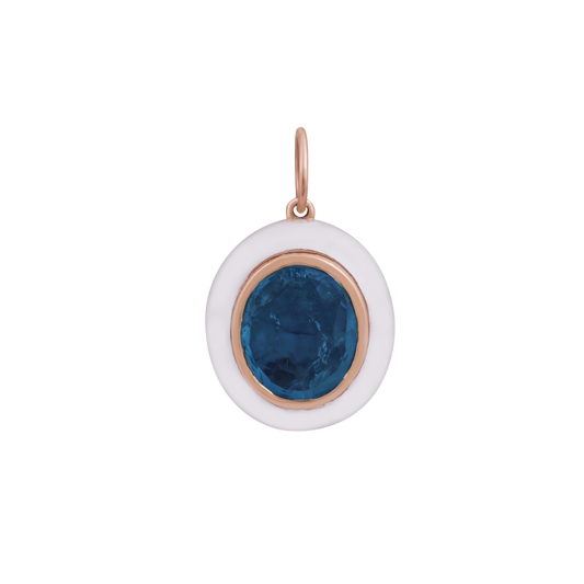 Apatite & Mother of Pearl Pendant