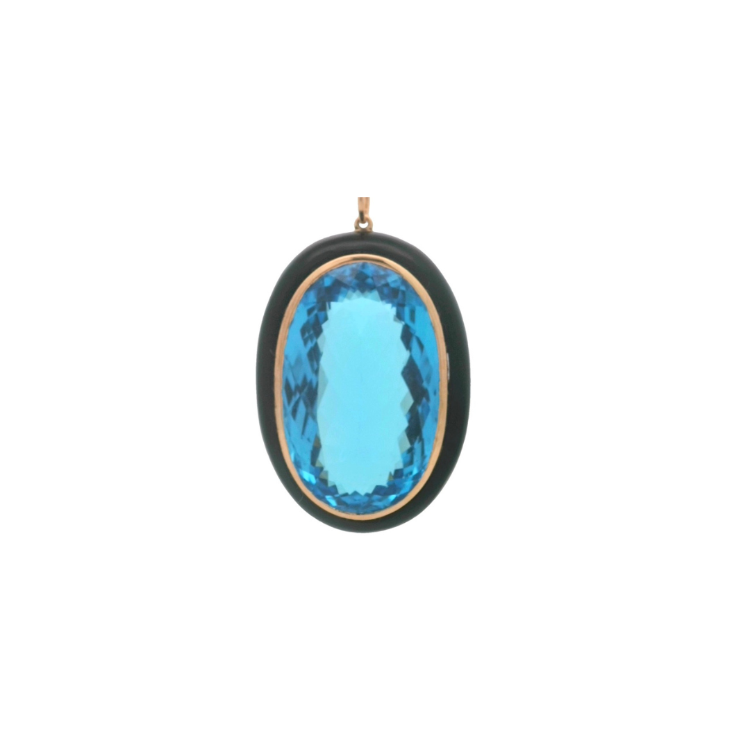 Eclipse Topaz Pendant