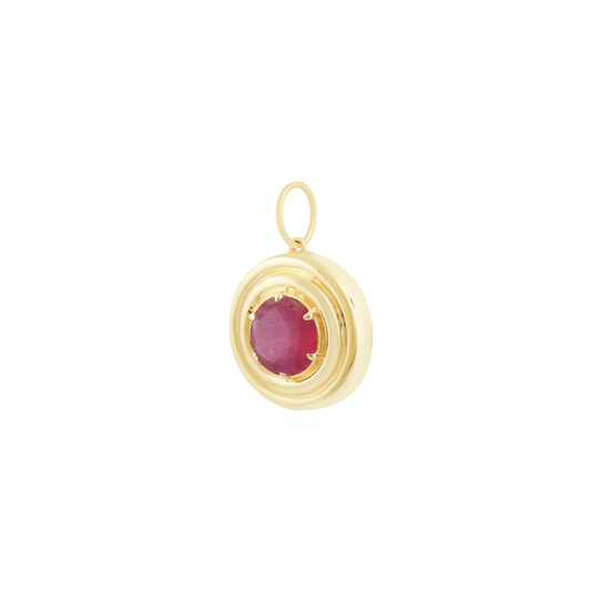 Ruby Halo Pendant