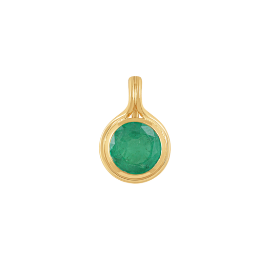 Verdant Glow Emerald Pendant