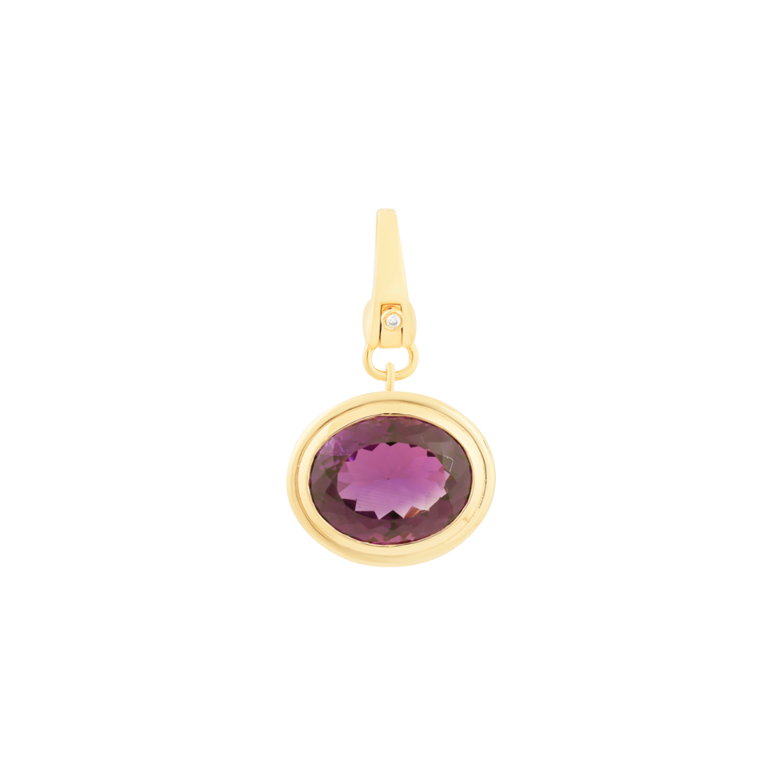 Violet Muse Amethyst Pendant