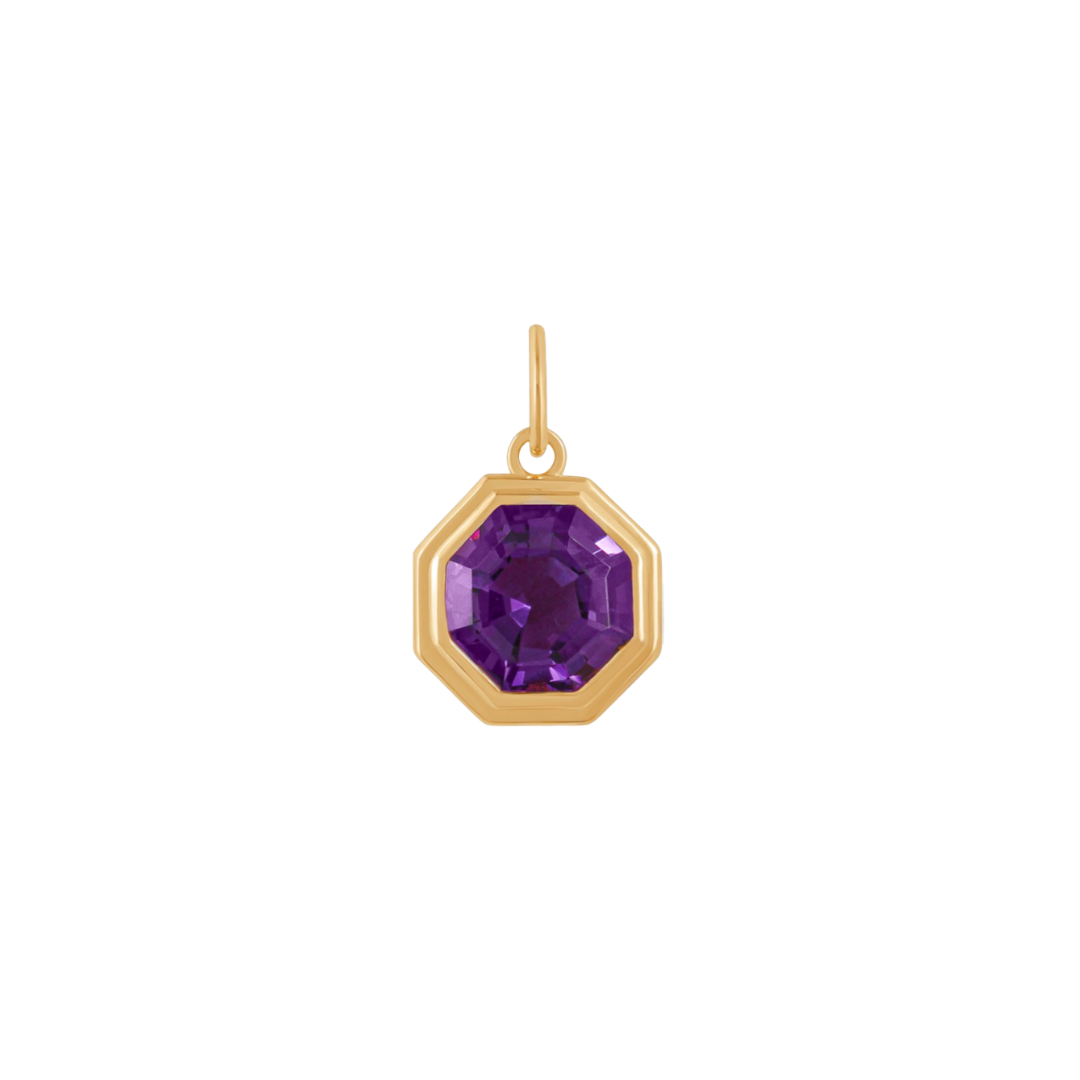 Violet Crest Amethyst Pendant