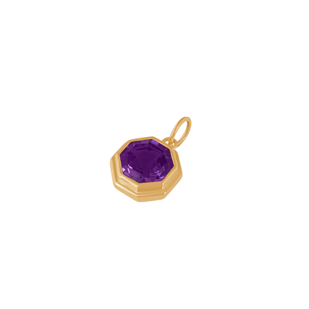 Violet Crest Amethyst Pendant
