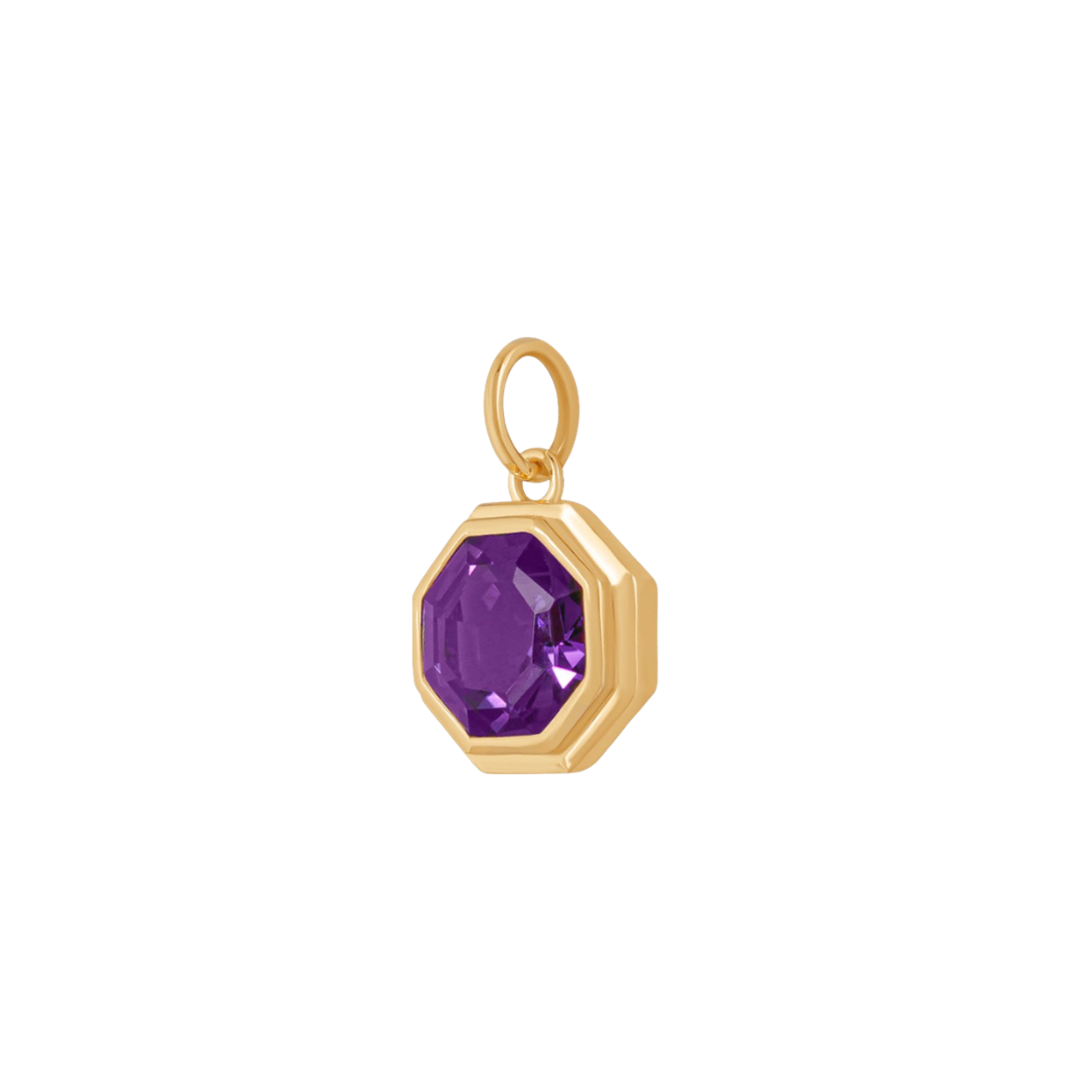 Violet Crest Amethyst Pendant