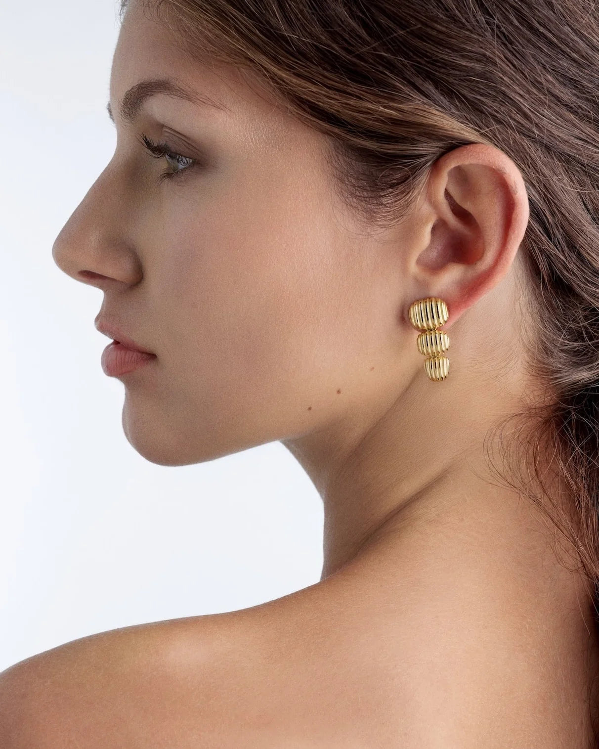 Pamela Zamore - Isla Oval Taper Earrings – Henri Noël