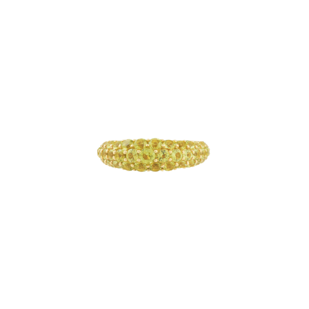 Peridot Dome Ring – Henri Noël