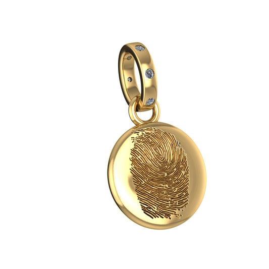 Personalized Fingerprint Pendant Necklace – Henri Noël