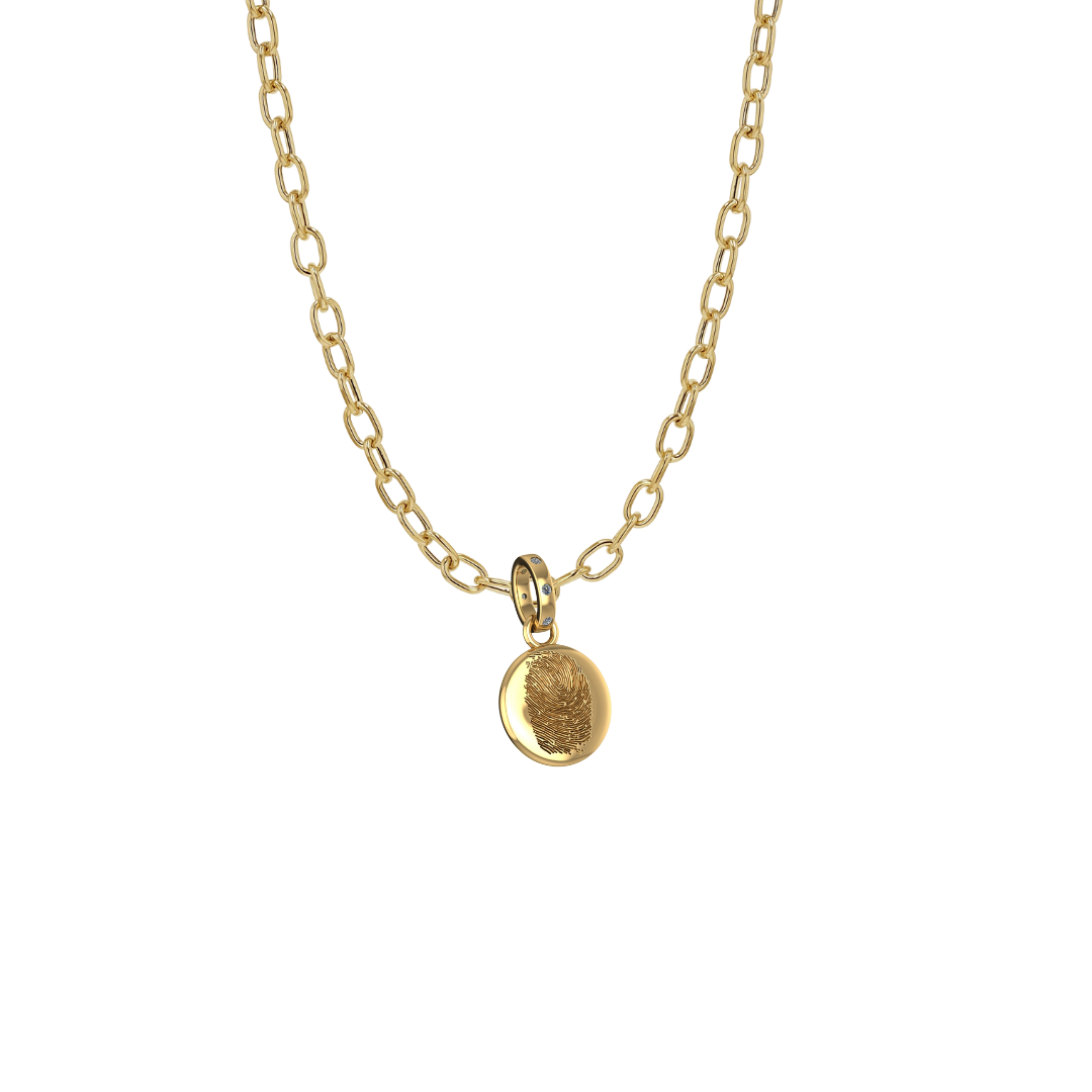 Personalized Fingerprint Pendant Necklace – Henri Noël