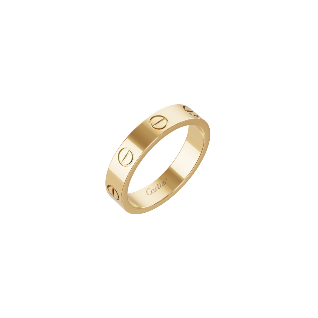Vintage Cartier 18K Yellow Gold Love Ring