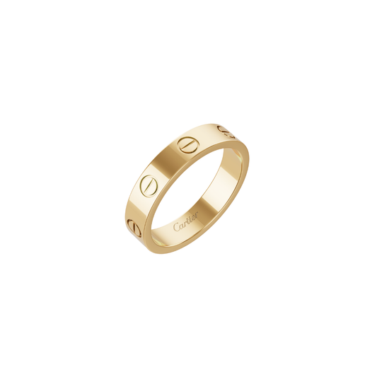 Vintage Cartier 18K Yellow Gold Love Ring