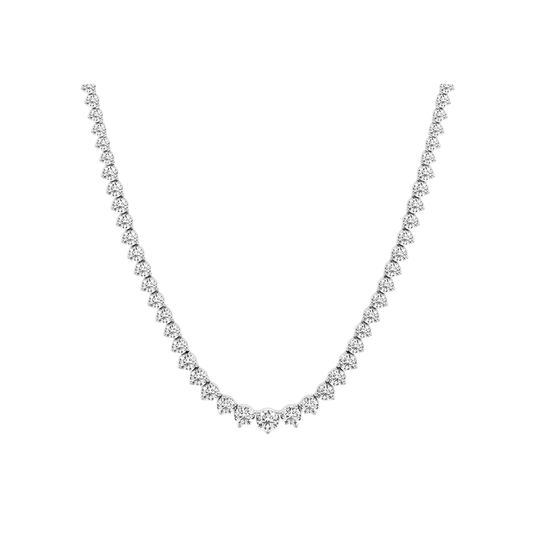 Martini Graduated Diamond Tennis Necklace