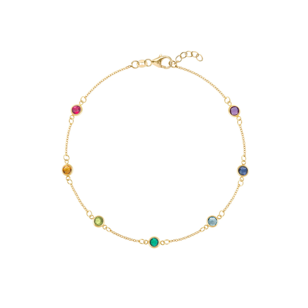 Gemstone by the Inch Bracelet