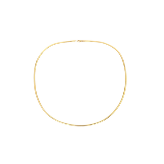 14K Gold Wire Necklace