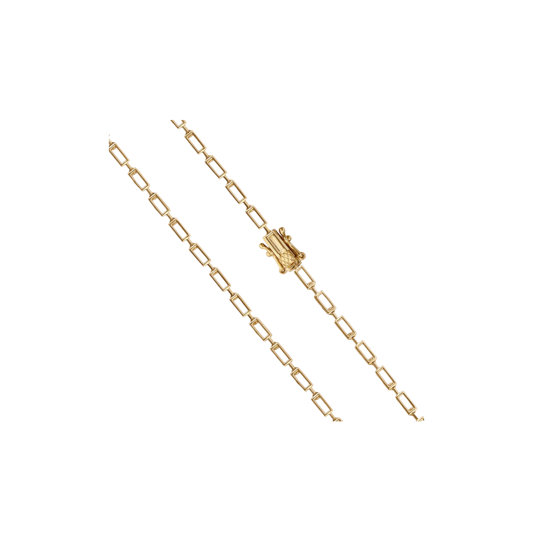 Triple Diamond Bar Necklace