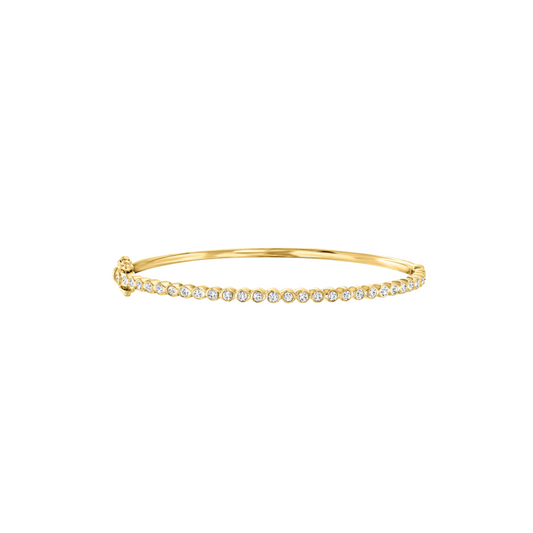 Diamond Bezel Bangle