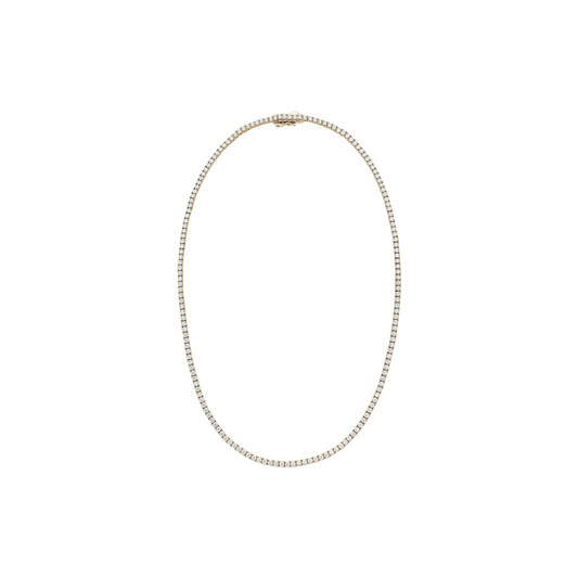 Nora Prong Set Diamond Tennis Necklace